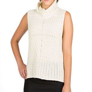 Harve Benard Sleeveless Knit Turtle Neck Top